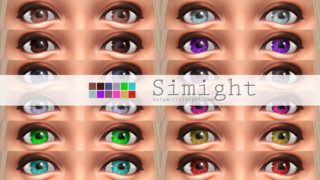 Simight eyecolor 12colors The Sims4