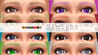 The sims4 eyebrow CC