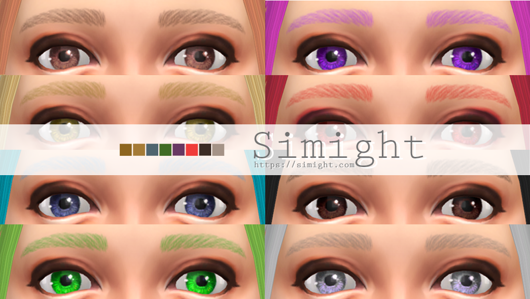The sims4 eyebrow CC