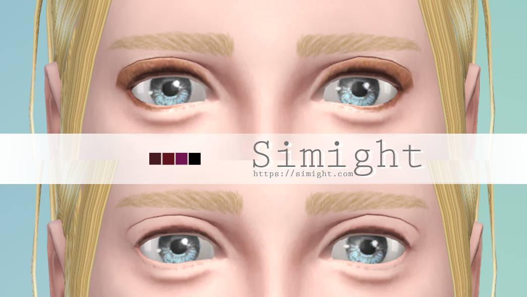 Simight eyeshadow 001 The Sims4