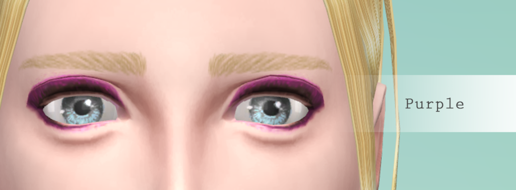 Simight eyeshadow Purple The Sims4