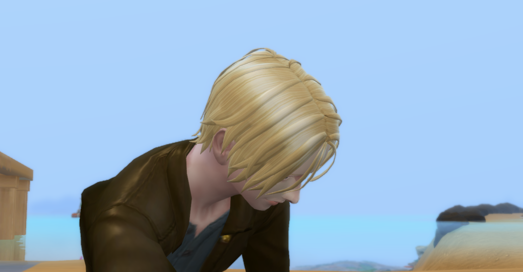 Simight short hair 003 The Sims4