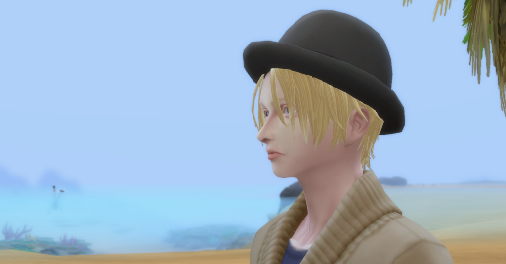 Simight short hair 003 hat The Sims4