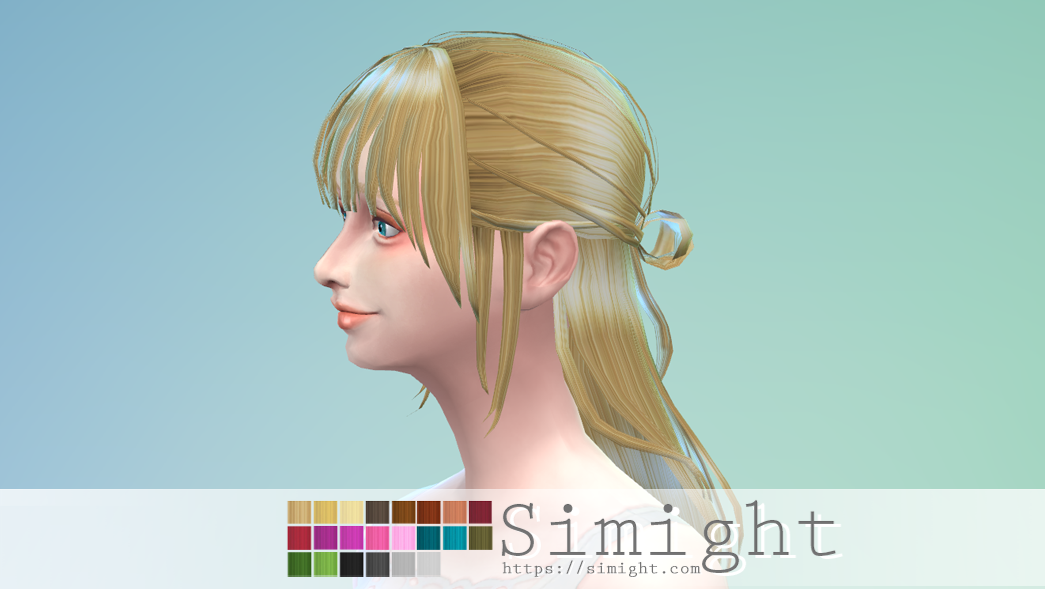 Hair Long 001 Hair Style Simight