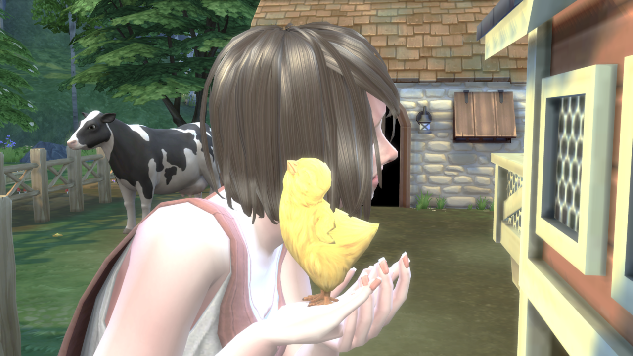 シムズ４　プレイ日記　キサラギ牧場物語